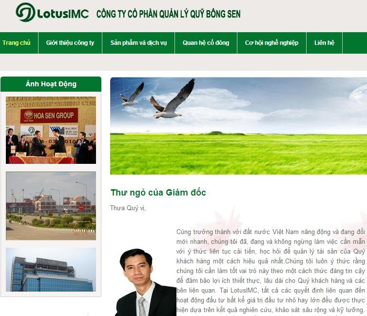 Quản lý quỹ Bông Sen sụt giảm lợi nhuận vì GBS